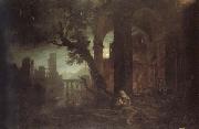Claude Lorrain Landscape with the Temptations of St.Anthony Abbot USA oil painting artist
